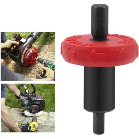 Tronçonneuse,Démarreur de moteur électrique, brosse de tondeuse à gazon de jardin en ABS et alliage, pièces de rechange pratiques (1/4)