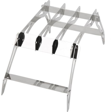 Support de gril pliant pour barbecue de camping, étagère portable pour équipement de pique-nique