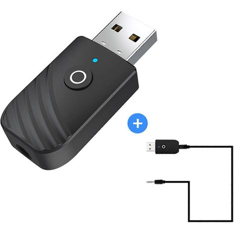 Émetteur-récepteur audio Bluetooth 5.0 3 en 1, adaptateur sans fil USB pour TV et voiture - FFY (1/4)