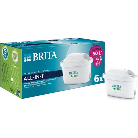Brita - maxtra pro all-in-1 waterfilter 6-pack - 1050417 - 4006387120535