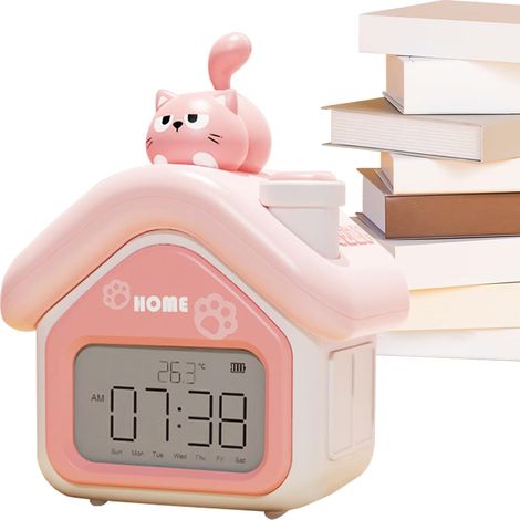 Réveil Enfant Garçon Accessoire Déco Maison Appareil Intelligent (1/5)