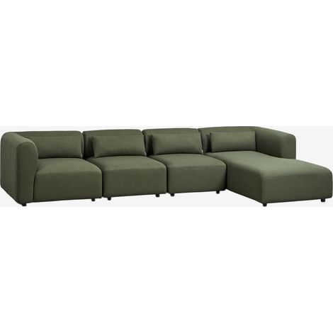 Sofà modulare chaise longue destro a 4 pezzi Fogler SKLUM             (1/5)