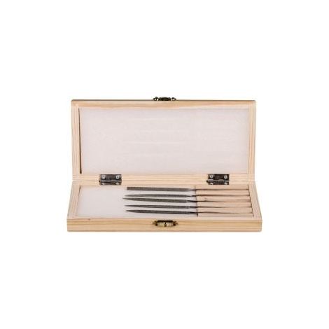 Juego de limas de diamante L.140mm 5 pzas.D 126 TECWERK (1/2)