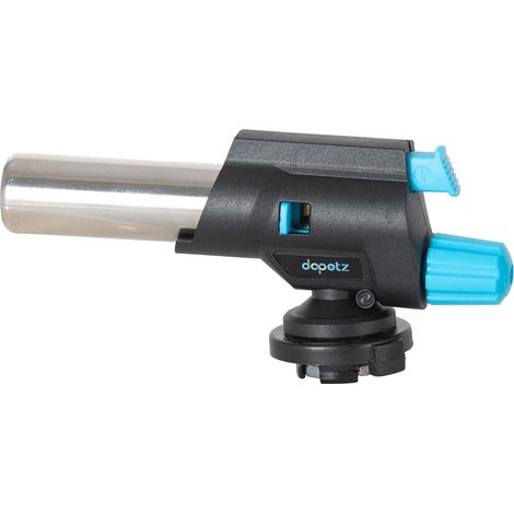 Dapetz ® Blow Torch Fits All Butane Tanks Refillable Kitchen Blow Torch Lighter with Safety Lock and Adjustable Flame Perfect for Desserts, Creme Brulee, BBQ and Baking-Butane Gas Not Included (1/5)
