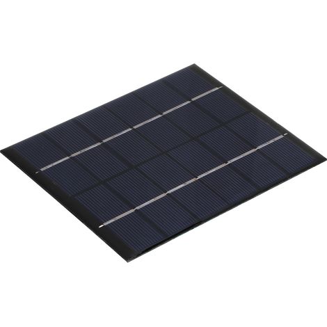 Panneau solaire 2W 6V avec chargeur pour piles AA - Idéal projets scientifiques DIY et énergie solaire (1/5)