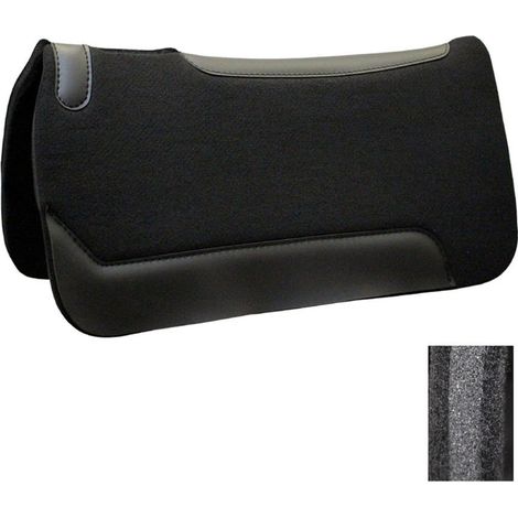 Sottosella western con riporti feltro e neoprene nero full