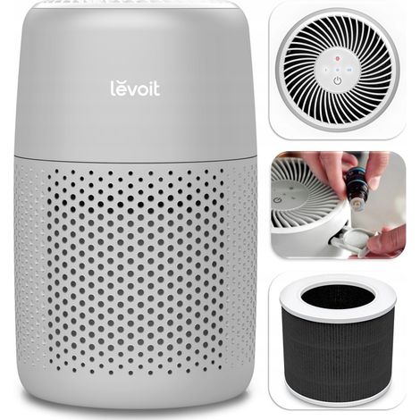 Purificatore d'aria Levoit Core Mini Pro HEPA H13, silenzioso, efficiente, 78 m³/h