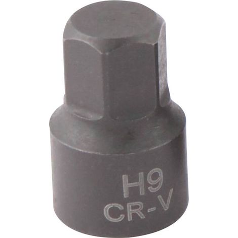 Douille héxagonale 9mm 1/4" CrV pour étrier de frein - OM 0184 - CLAS Equipements