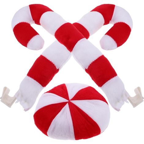 Bois de Cerf Décoration de Noël Nez Rouge, de Voiture (1/5)
