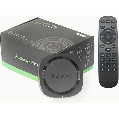Récepteur audio sans fil multi-pièces WiFi Convertit les haut-parleurs filaires Compatible Bluetooth et Ethernet (1/5)