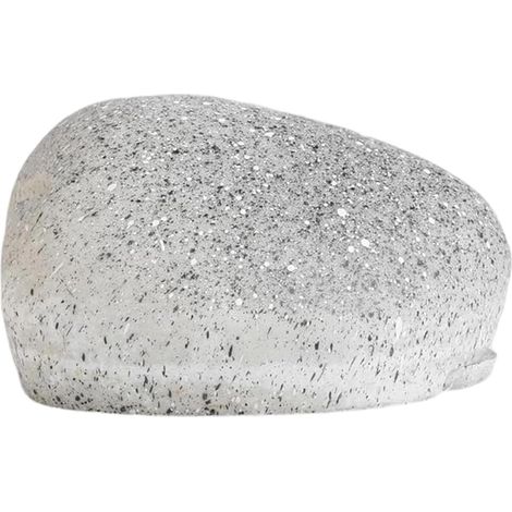 Boîte de rangement d'extérieur résistante aux intempéries conçue comme des rochers à fondre dans l'aménagement paysager, support d'aspect naturel, récipient étanche pour clés (1/5)