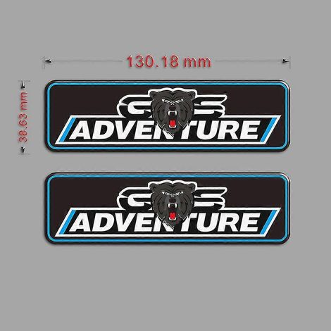 Autocollants 3D pour coffres de voiture Rallye Adventure pour BMW R1200GS, F850GS, F800GS, R1250GS, F750GS, R 1200, 1100, 1250, 850, 800, 750 GS, GSA, HP Adv - GS Stickers6 (1/5)