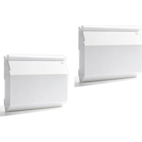 Lot de 2 Volets de Skimmer de Piscine - Compatible avec S PX1082K, S P1083, S P1084, SP1085 - Rabat de Porte d'Écumoire avec Flotteur en Mousse - Pièces de Rechange 19,5×13,5 cm (1/5)