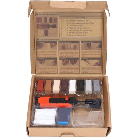 Stylo chauffant électrique pour la réparation de carrelage, bloc de cire, outils de réparation de fissures et d'interstices pour pierre et porcelaine (1/5)