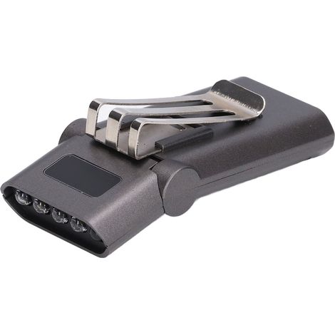 Hochleistungsfähige, gestengesteuerte LED-Kappenleuchte, aufsteckbare Stirnlampe zum Angeln, Campen und Wandern, tragbar mit eingebautem Akku (B20) (1/5)