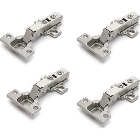4 gambe per mobili rinforzate, alte 50 mm, gambe per tavolo, gambe per mobili, altezza regolabile 0-15 mm (1/5)