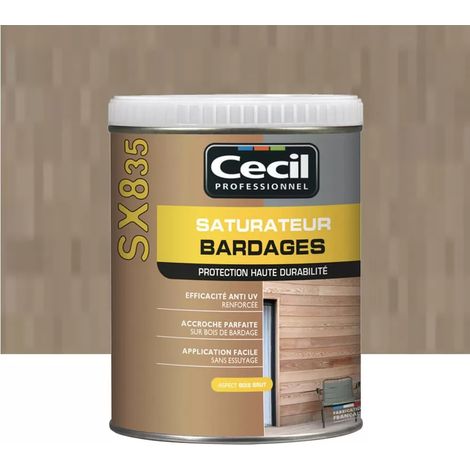 Saturateur Bardages CECIL SX835 Gris métallisé 1 L (1/2)
