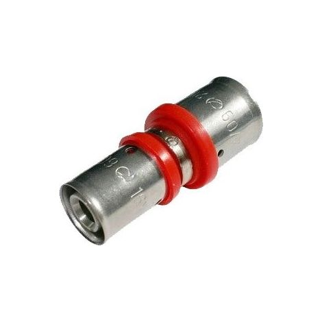 Maillon de Raccordement réduit 32-20 pour tube multicouche 32 mm, à utiliser avec machine à sertir, gris (1/5)