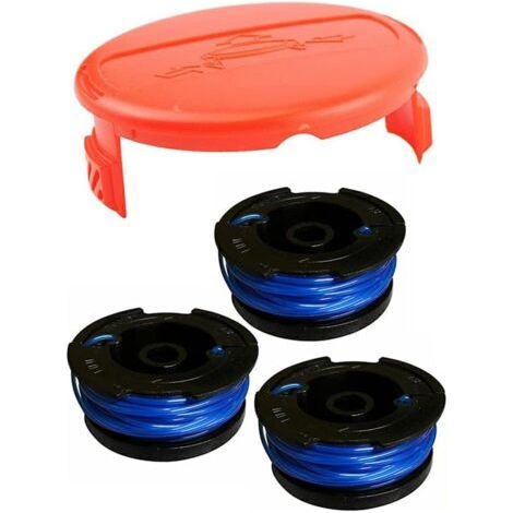 Couvercle de bobine rechange pour débroussailleuse, compatible avec Black & Decker Reflex GL430S/GL430SC/GL530/GL540 -