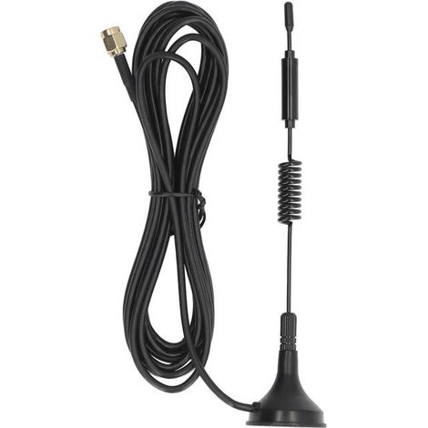 Antenne 4G omnidirectionnelle à gain élevé de 8 dBi, connecteur SMA mâle, adaptée aux routeurs. (1/5)