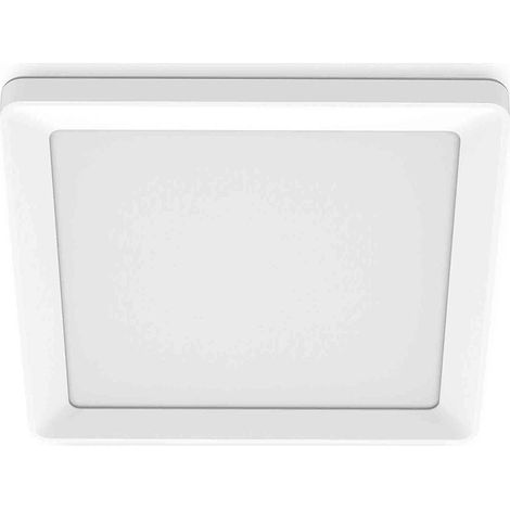 Plafón cuadrado blanco valen, 17 w, 2050 im, 2200-6500 k, 395 x 37 x 395 mm