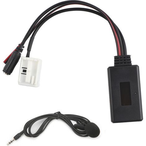 Adaptateur de micro mains libres pour autoradio RD4, Bluetooth, musique, AUX, appel téléphonique, 12 broches, adapté pour Peugeot (1/5)