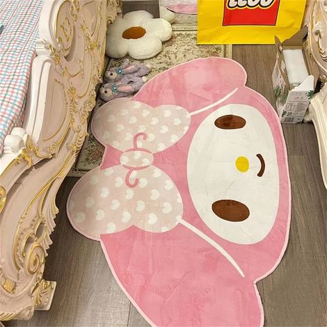 Tapis Kuromi, couverture de lit, tapis de sol, coussin de coiffeuse - Buzz l'Éclair parfait, 60 x 90 cm (1/4)