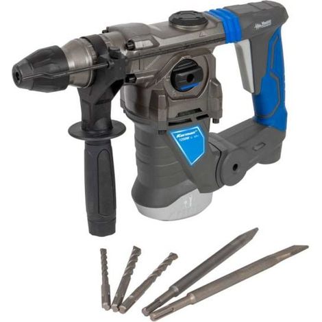 Marteau perforateur 1250W 5J SDS+ – 4 fonctions – Perçage béton 30mm – Burinage avec réglage de position – Poignée anti-vibration – Korman (1/5)