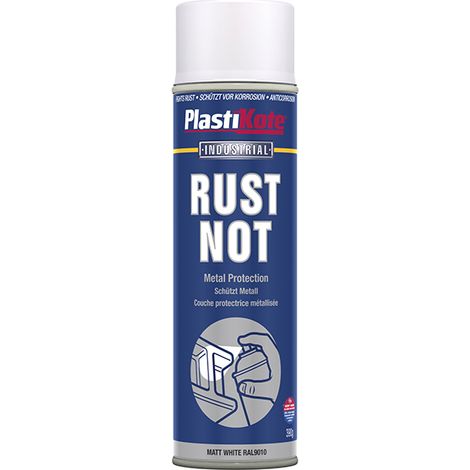 PlastiKote 440.0000782.077 Rust Not Spray Matt White 500ml PKT782
