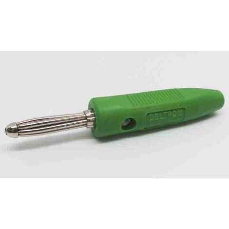 Fiche banane RS PRO Vert Mâle 16A 50V