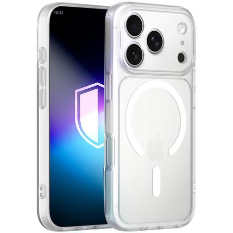 Custodia magnetica 3mk Misty per Apple iPhone 17 Pro Max, colore bianco. (1/5)