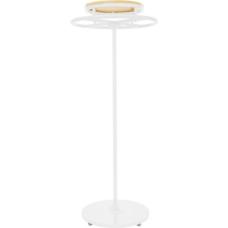 Portant à vêtements rond rotatif en métal - Rotation à 360° - Design mobile - Pour magasins de vêtements, boutiques