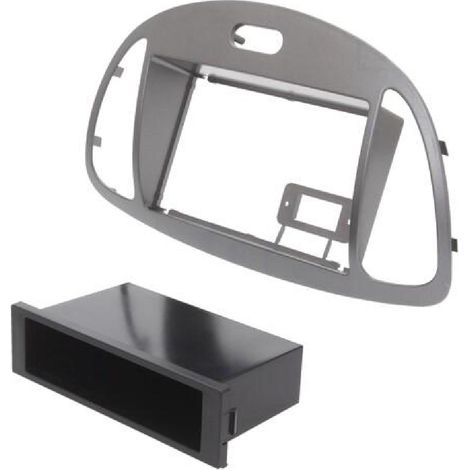 Facade Autoradio FA297B Compatible avec Hyundai i10 ap11 - argent