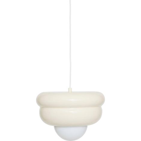 Suspension Design en Métal "Patty" 28cm Crème