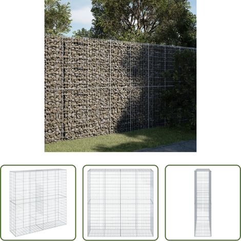 Steinkorb - Gabione mit Deckel 200x50x200 cm Verzinktes Eisen (1/5)