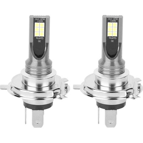Scheinwerferlampe, 1000 lm weißes Licht, energiesparend, zuverlässig, helle H4-LED, für Motorrad und Auto