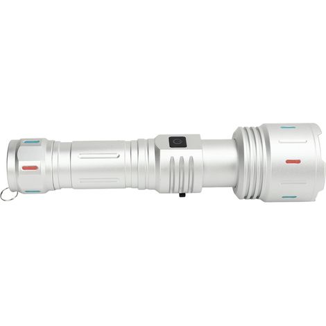 LED-Taschenlampe, 10.000 Lumen, 5 Leuchtmodi, USB-C-Ladeanschluss, wasserdicht, ideal für Camping, Wandern, Reisen und Notfälle (1/5)