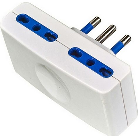 Spina quadrupla grande 16A &8211 4 presa Bipasso Aigostar