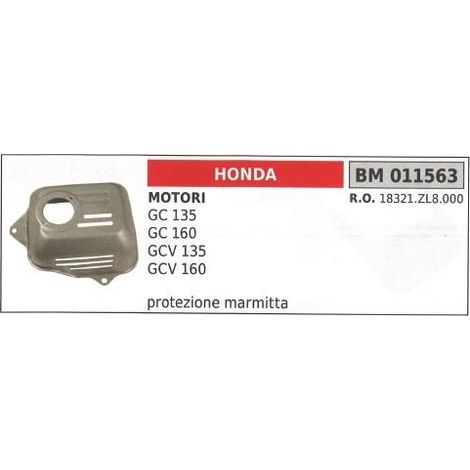 HONDA Rasenmäher-Schalldämpferschutz GC 135 160 011563