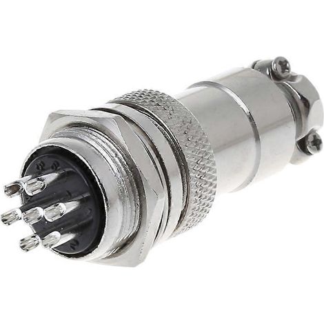 Kit de connecteurs aéronautiques GX20 mâles et femelles à 2/3/4/5/6/7/8 broches, multicolore (1/4)
