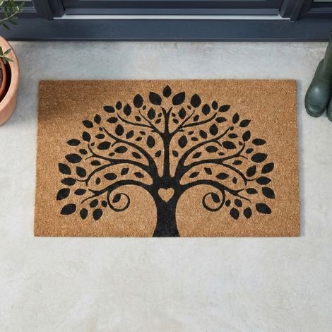 Tree Of Life Printed Coir Doormat (1/2)