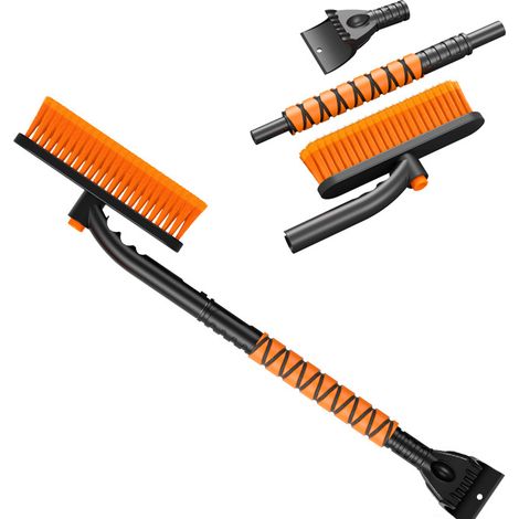 Schneebürsten für Schneepflugfahrzeuge – orange