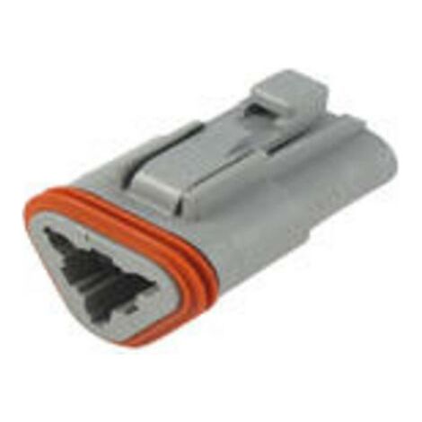 TE Connectivity DT06-3S Cosse cylindrique mâle femelle, droit Nombre total de pôles: 3 Série (connecteur rond): DT 1 pc(s) W554741 (1/3)