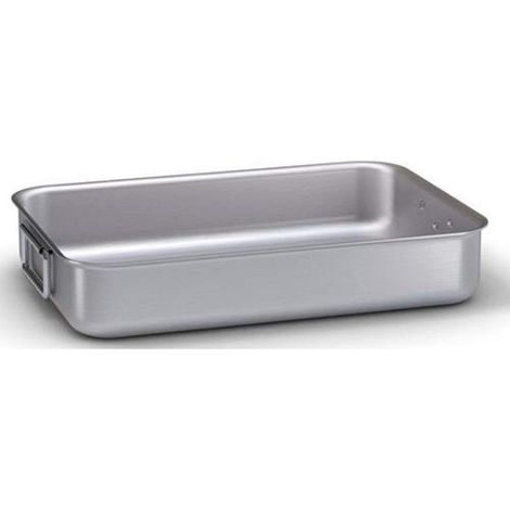 Ballarini Asadera Alta Pesada 2 Mangos Abatibles Aluminio 30x22 Cm