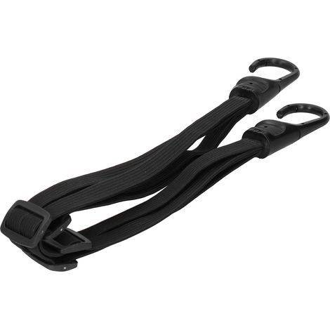 Sangle de Fixation de Corde Élastique 2 Crochets Cordon Élastique pour Casque de Moto Tenue de Bagages (1/5)