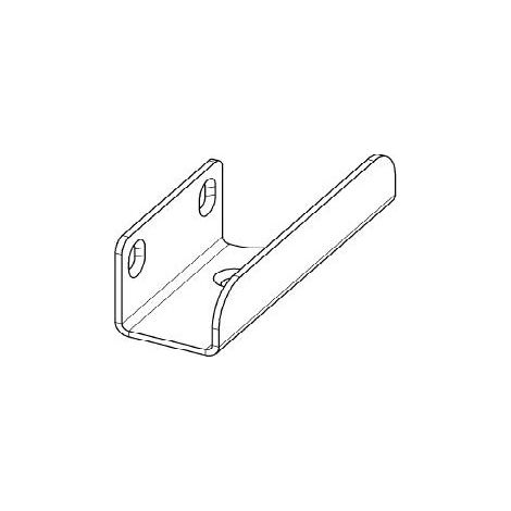 Guide au sol - GAUCHE Avec partie fixe et sans porteur Gamme 20 (1/2)