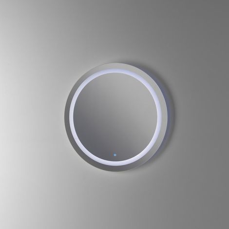 Specchio bagno rotondo con LED touch Made in Italy Ring