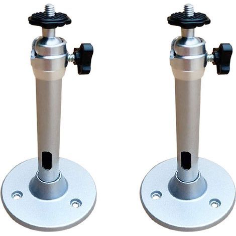 Ceiling Projector Mount, 2-Pack Universal Ceiling Projector Hanger for School, Office, and Wall Mounting Accessories (Silver) (1/5)