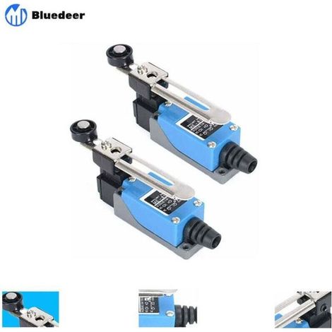 Lot de 2 Interrupteurs de Fin de Course à Levier à Galet ME-8108 – Interrupteur CNC pour Commande Électrique et Applications Industrielles (1/4)
