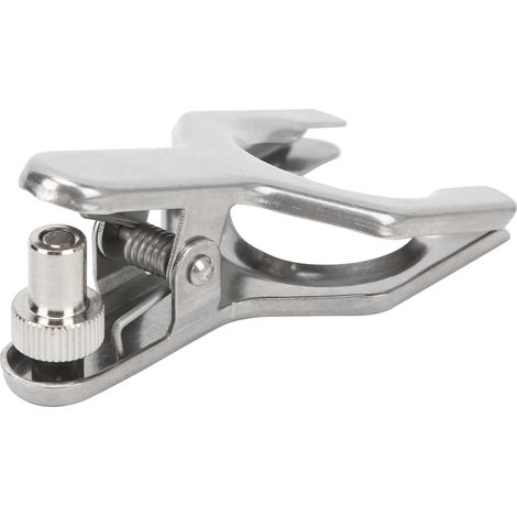 Pince à pince sphérique en acier inoxydable, outil de laboratoire, calibre 40, diamètre d'ouverture 34 mm (1/5)